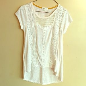 Taylor & Sage boho chic blouse